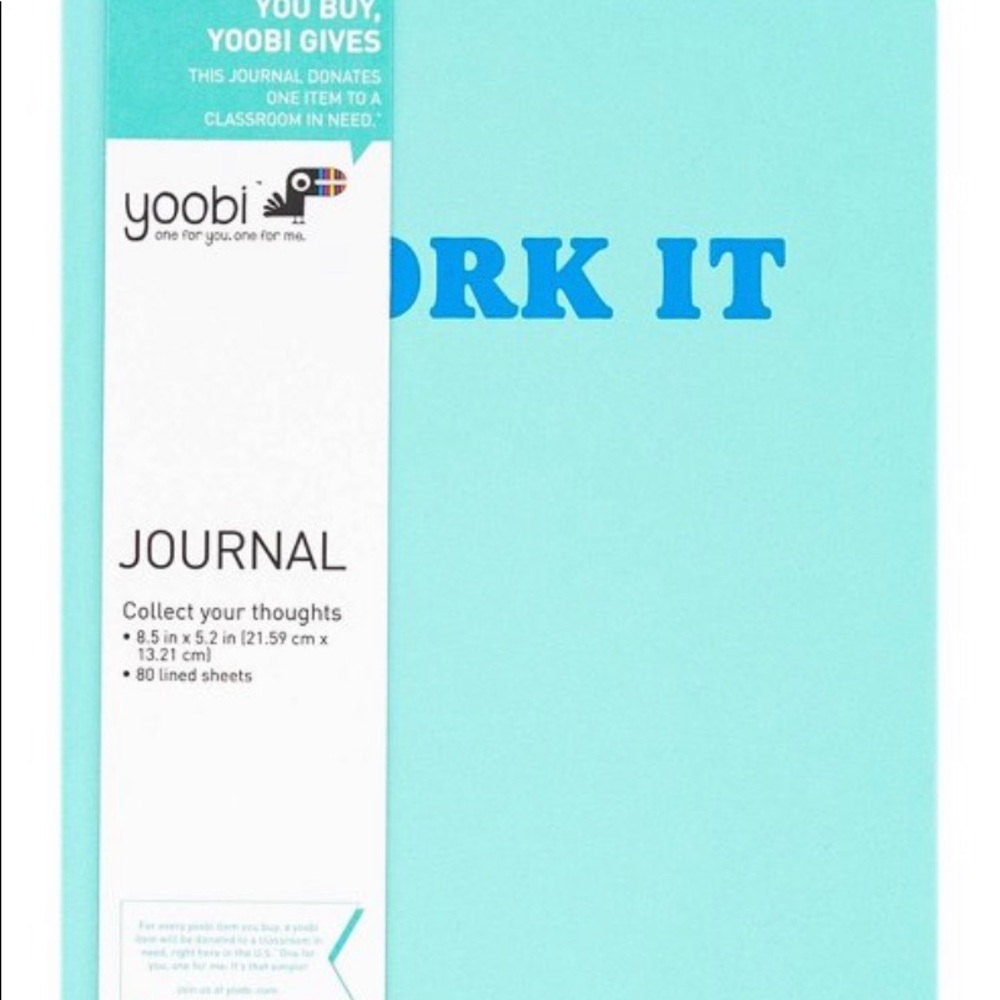 Yoobi Work It Journal 80 pages